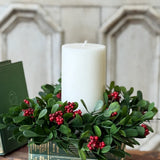 Noelle Greens Candle Ring | 4"