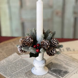 Icy Berries & Cone Candle Ring | 1"