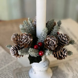 Icy Berries & Cone Candle Ring | 1"