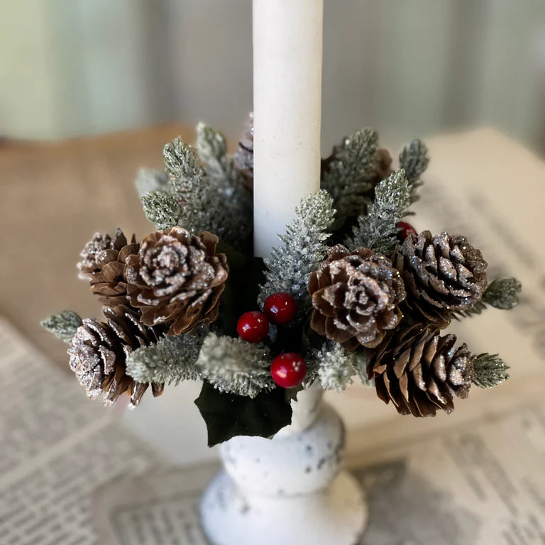 Icy Berries & Cone Greenery