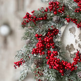 Winterberry Charm Candle Ring | 6"