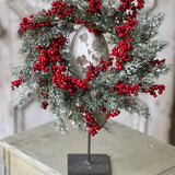 Winterberry Charm Candle Ring | 6"