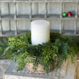 Verdant Cedar Candle Ring