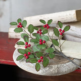 Holly Pick with Berries | 14"
