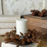 Plethora Pinecones Candle Ring | 4"