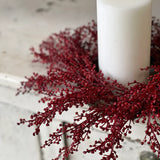 Frivolity Berry Candle Ring | 4"