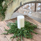 Emerald Falls Candle Ring | 3.5"