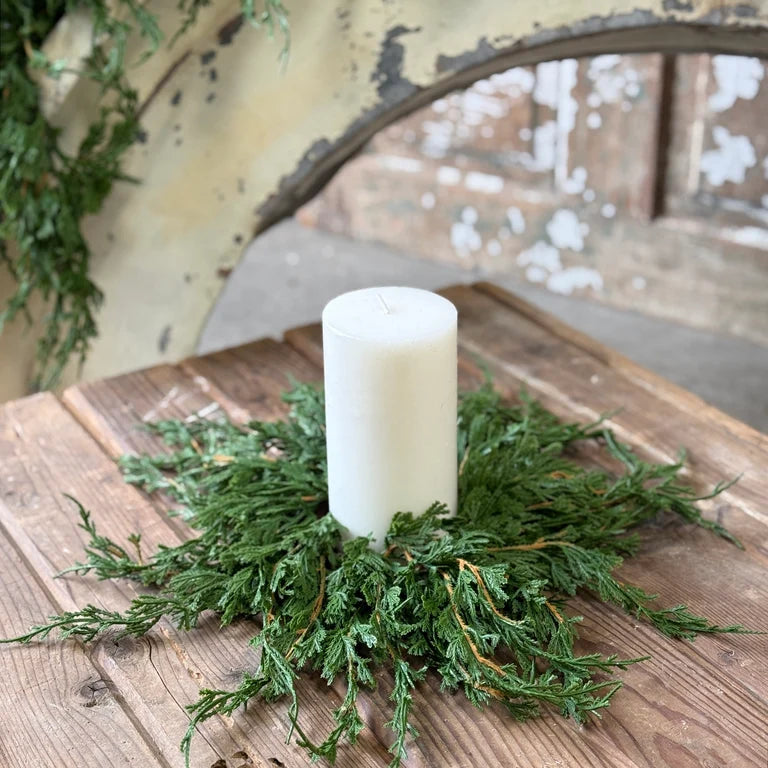 Emerald Falls Candle Ring | 3.5"