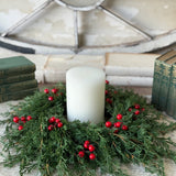 Emerald Celebration Candle Ring | 6"