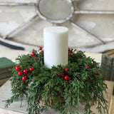 Emerald Celebration Candle Ring | 4”