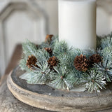 Pine Cone Pizzaz Candle Ring | 4"