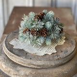 Pine Cone Pizzaz Half Sphere