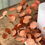 Penny Leaf Candle Ring | 6.5"