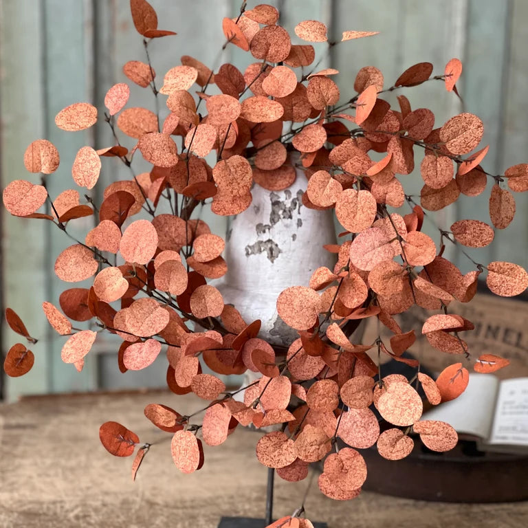 Penny Leaf Candle Ring | 6.5"