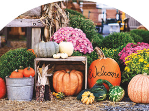 Autumn Farm Market - Outdoor Plaque