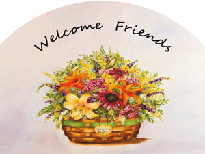 Wildflower Basket - Outdoor Plaque