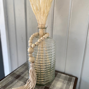 Beaded Loop with Tassel