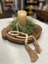 Load image into Gallery viewer, Natural Wood Bead Garland
